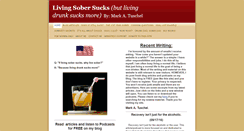 Desktop Screenshot of livingsobersucks.com